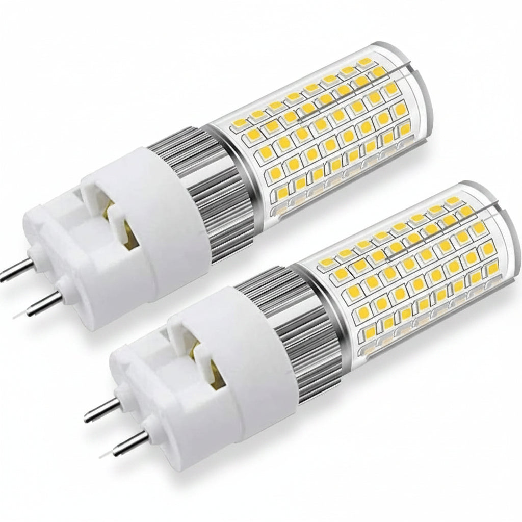 ALQFFHL G12 LED Bulb 16W 1600 Lumens 3000K Warm White Bi-Pin Corn Light Ceramic Pack